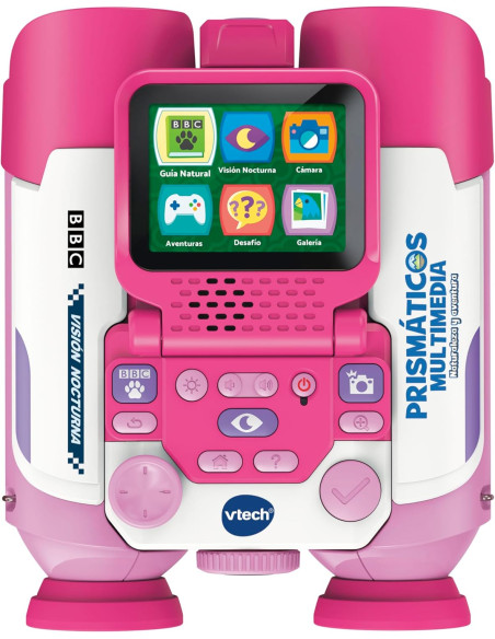 Prismáticos Multimedia Naturaleza y Aventura, Binoculares para niños con Cámara, Fotos y Vídeos