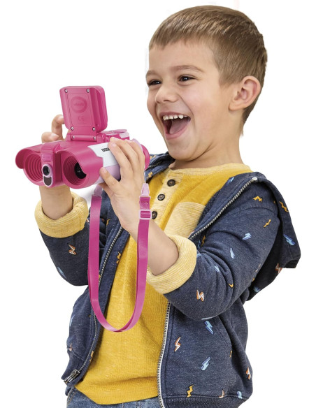 Prismáticos Multimedia Naturaleza y Aventura, Binoculares para niños con Cámara, Fotos y Vídeos