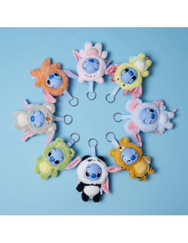 Disney YuYus Stitch, Caja Sorpresa, Colgante...