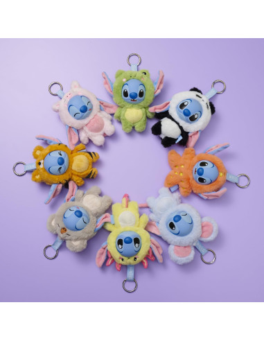 Disney YuYus Stitch, Caja Sorpresa, Colgante...