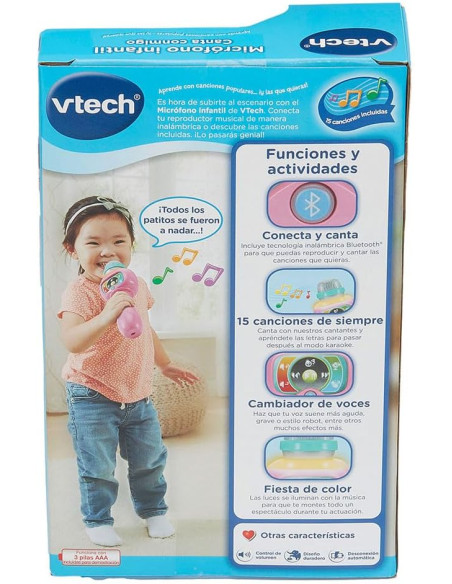 Micrófono Infantil Karaoke Canta Conmigo, Juguete para niños +2 años