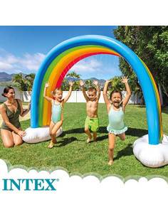 Arcoíris hinchable gigante INTEX, con pulverizador,... 2