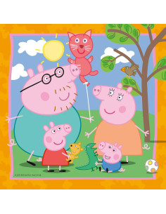 Puzzle infantil Peppa Pig 3x 49 Piezas 2