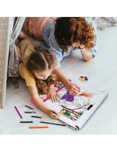 Actividades Giga Block 5 en 1 Frozen, 25 Hojas para Colorear 2