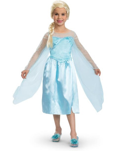 Disfraz Elsa Oficial Disney - talla 7 a 8 2