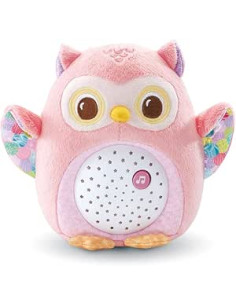 Proyector Peluche Buho Rosa Estrellas