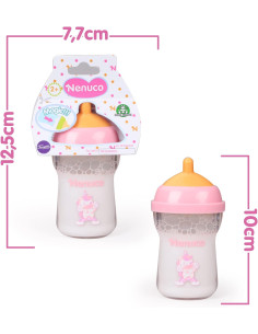 Nenuco - Accesorios Biberón, de Colores Blanco y Rosa 2