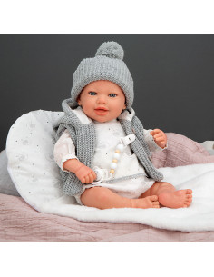 Bebé Reborn Daniela con cojín