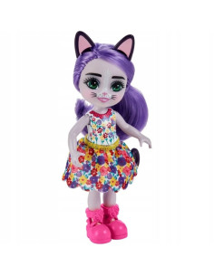 Enchantimals Figura Muñeca Cabery Cat y Pawla 2