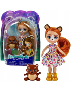 Enchantimals Figura Bexie Bear y Bidie