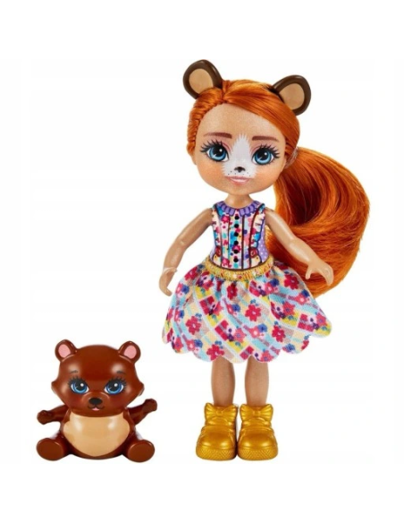 Enchantimals Figura Bexie Bear y Bidie