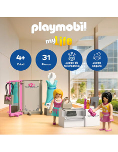 PLAYMOBIL MyLife Boutique de Moda | 2 Figuras con maniquí... 2