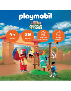 PLAYMOBIL | Animals & Friends | Zoo Mascota | Hombre con... 2