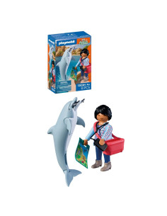 Playmobil Zoo Delfin y Visitante