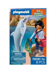 Playmobil Zoo Delfin y Visitante 2