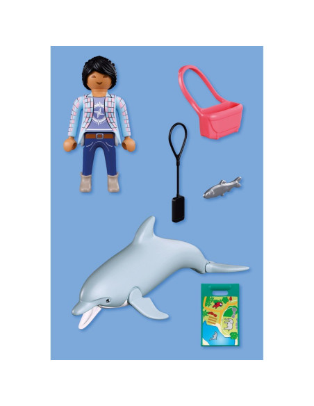 Playmobil Zoo Delfin y Visitante