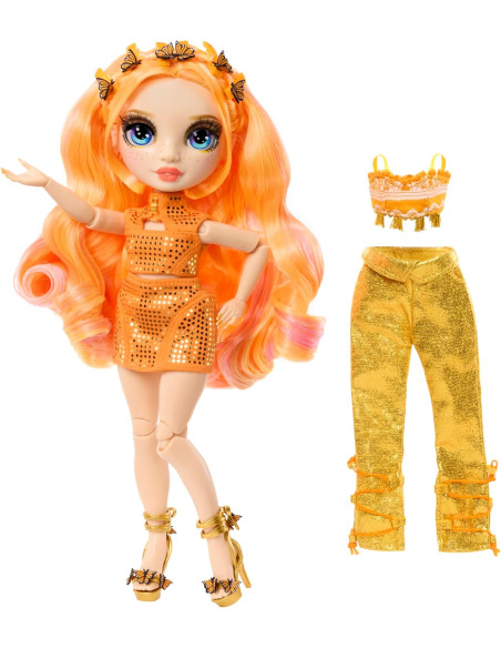 Rainbow High Style Icons Poppy - Muñeca de Moda de 28 cm con Pelo Largo que se puede Cepillar