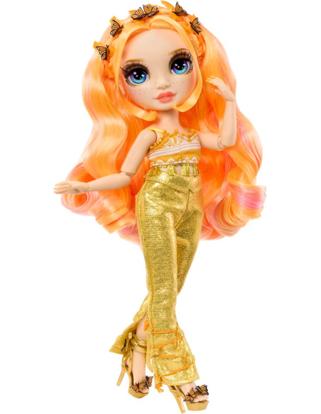 Rainbow High Style Icons Poppy - Muñeca de Moda de 28 cm con Pelo Largo que se puede Cepillar