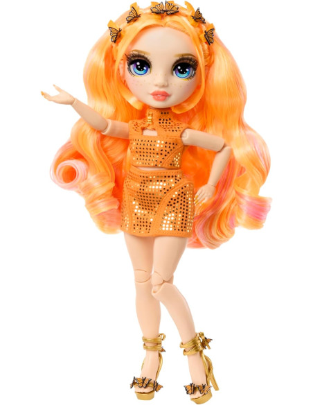Rainbow High Style Icons Poppy - Muñeca de Moda de 28 cm con Pelo Largo que se puede Cepillar