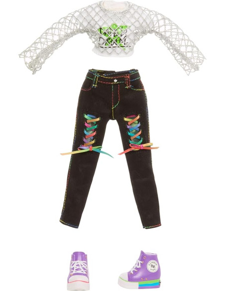 RAINBOW HIGH Style Icons Jade - Muñeca de Moda de 28 cm con Pelo Largo Que se Puede Cepillar