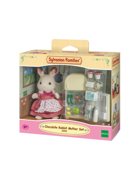 Sylvanian Families Set Nevera Mama Coneja Chocolate