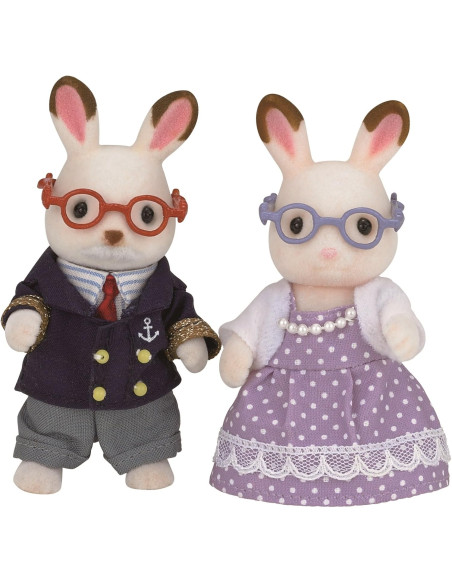 Sylvanian Abuelos Conejos chocolate