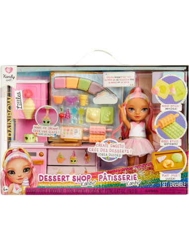 RAINBOW HIGH Littles Dessert Shop with Kandy...