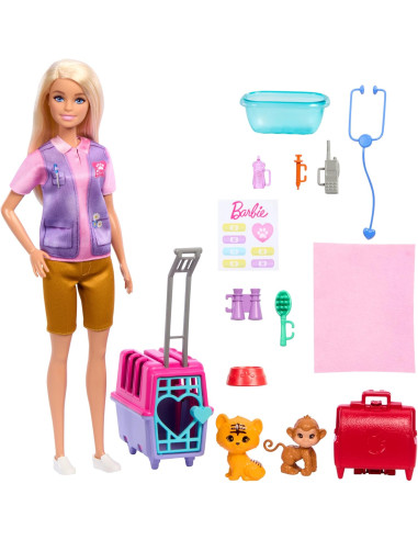 Barbie Tú puedes ser Muñeca rubia profesiones...