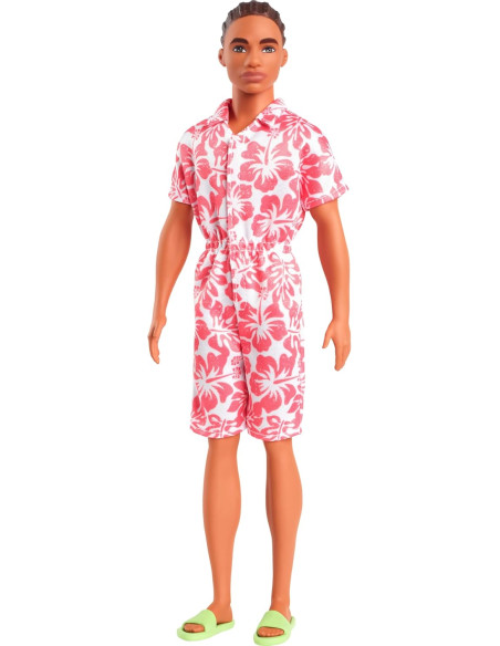 Barbie Fashionistas Ken Muñeco n.235 con Pelo marrón Trenzado