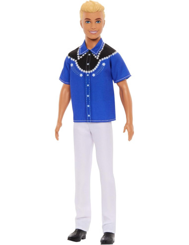 Barbie Fashionistas Muñeco Ken Rubio con...