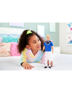 Barbie Fashionistas Muñeco Ken Rubio con Camisa,... 2