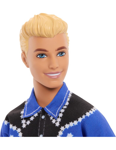 Barbie Fashionistas Muñeco Ken Rubio con...