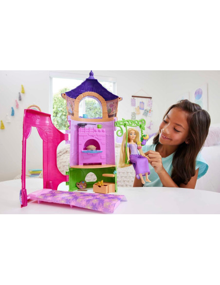 Playset Torre De Rapunzel Con Accesorios Disney Princesa