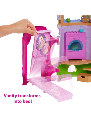 Playset Torre De Rapunzel Con Accesorios Disney...