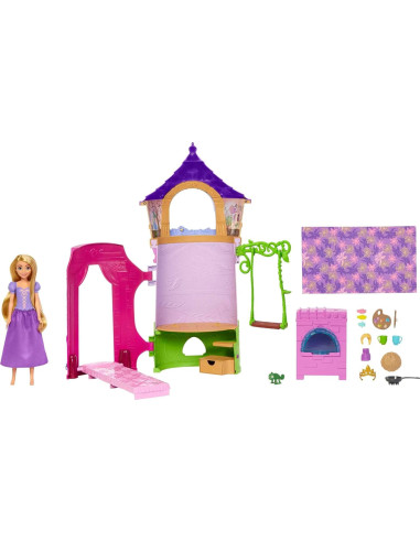 Playset Torre De Rapunzel Con Accesorios Disney...