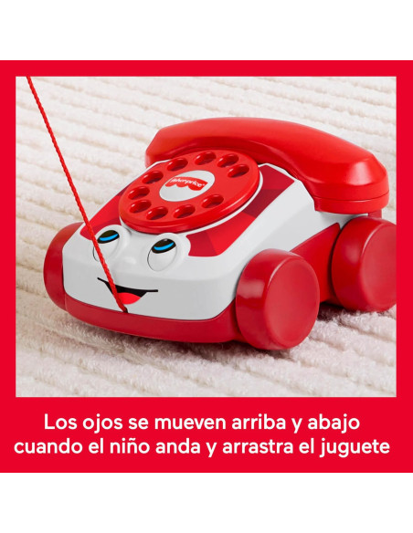 Teléfono parlanchín de juguete para bebés, Edición 80 aniversario de Mattel