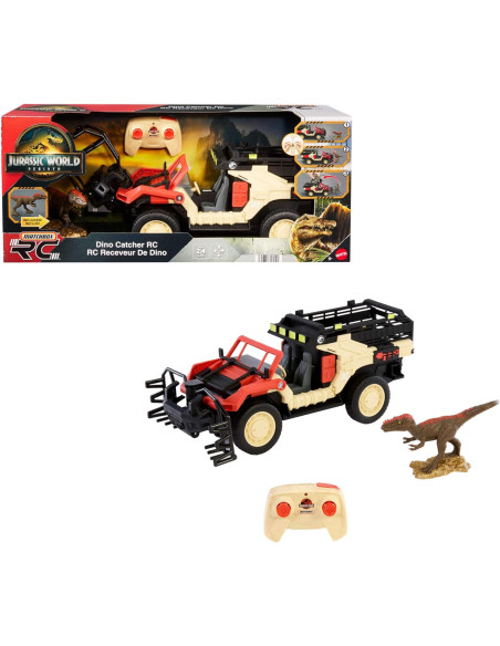 Mattel Jurassic World: El Renacer Matchbox RC Cazadinosaurios teledirigido