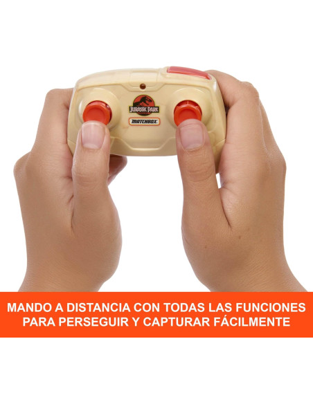 Mattel Jurassic World: El Renacer Matchbox RC Cazadinosaurios teledirigido