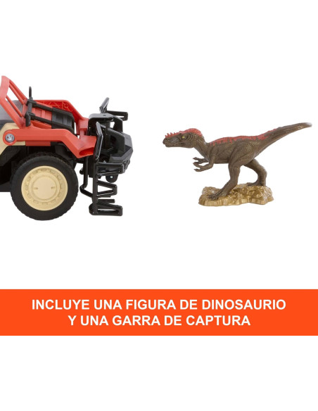Mattel Jurassic World: El Renacer Matchbox RC Cazadinosaurios teledirigido