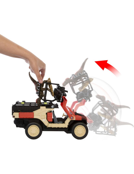 Mattel Jurassic World: El Renacer Matchbox RC Cazadinosaurios teledirigido