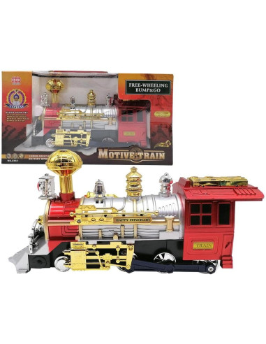 Locomotora SALVAOBSTACULOS LUZ Y Sonido TACHAN