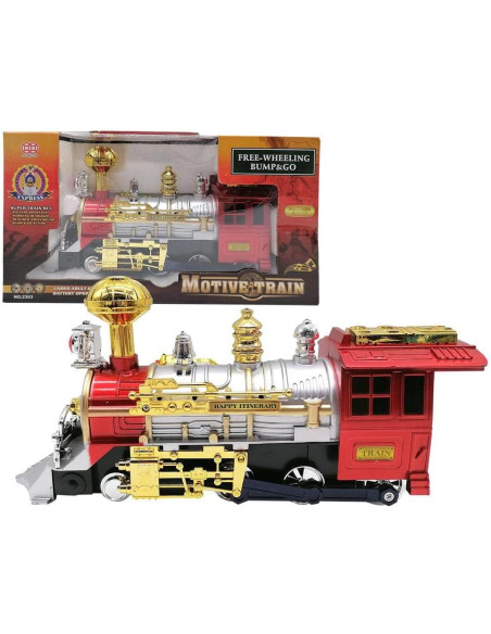 Locomotora SALVAOBSTACULOS LUZ Y Sonido TACHAN