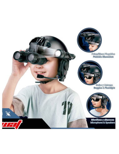 CASCO DE LAS FUERZAS ESPECIALES SWAT