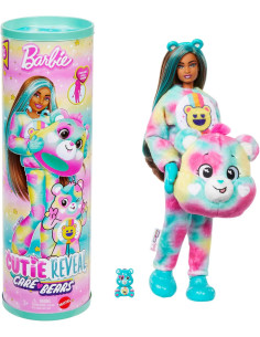 Barbie Cutie Reveal Care Bears Serie 2 Good Vibes Bear...