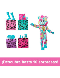 Barbie Cutie Reveal Care Bears Serie 2 Good Vibes Bear... 2