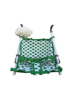 Carrito para muñeca Flamenchita lunares Verdes accesorio... 2