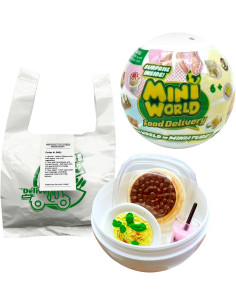 Mini World Delivery, Cápsula Coleccionable con Platos de...