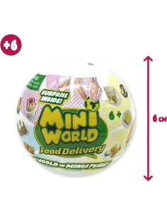 Mini World Delivery, Cápsula Coleccionable con Platos de... 2