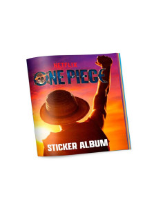 Álbum starter pack y 2 sobres One piece Bizak 2