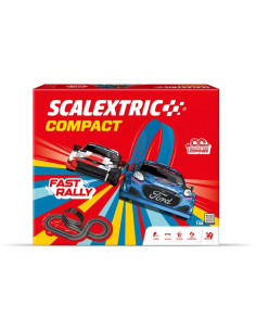Scalextric Compact 1:43 Circuito Fast Rally con 2 Vehículos